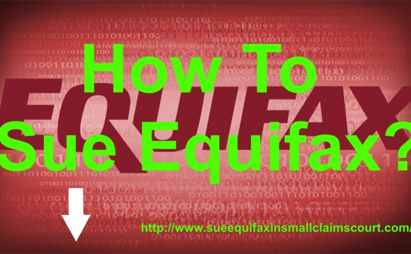 How to sue Equifax?